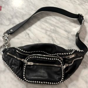 alexander wang multi pocket studded fanny pack